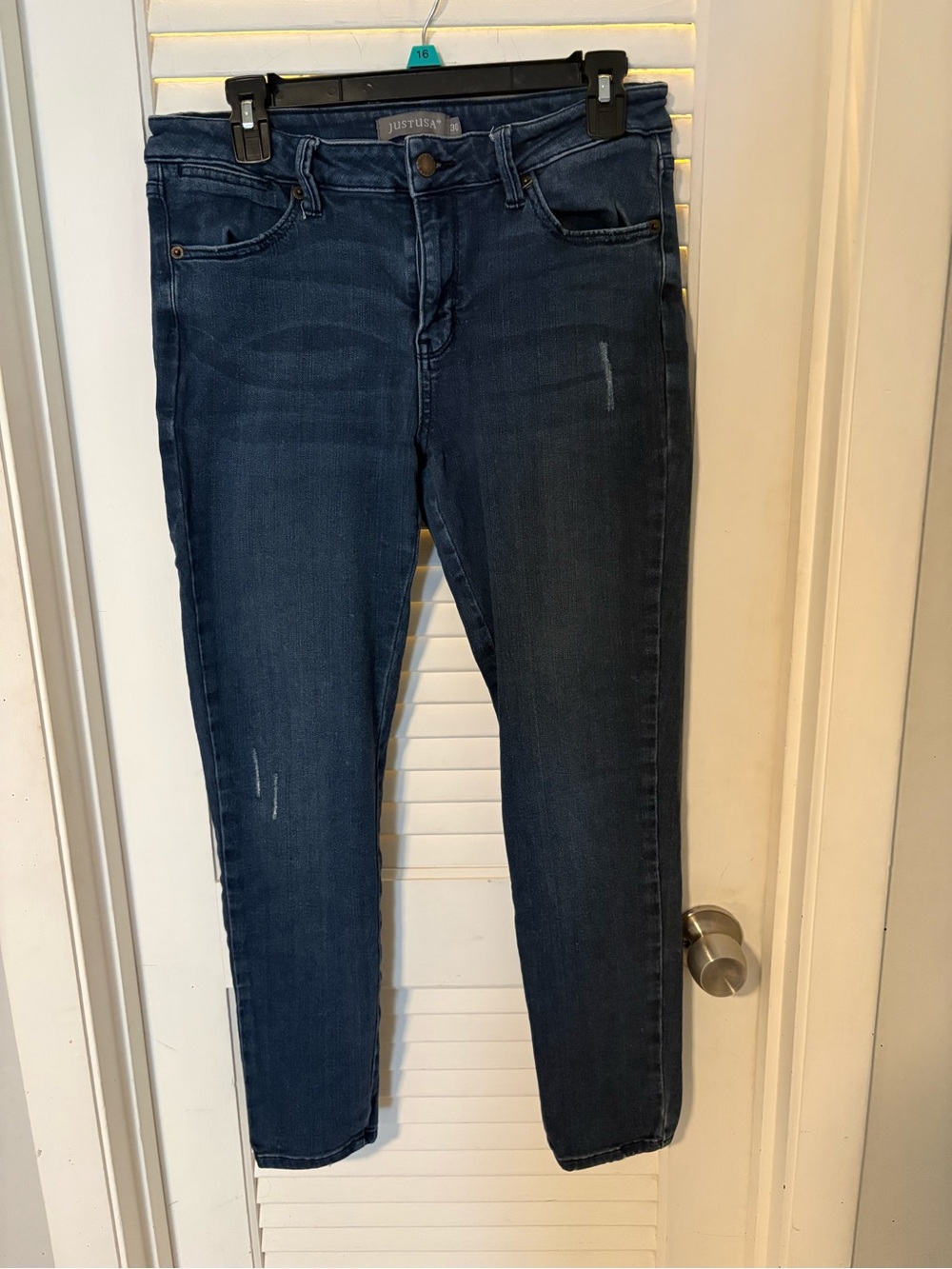 Just USA Women's Dark Blue Slim Jeans
